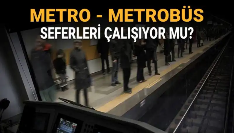 İstanbul'da Bugün Metrobüs ve Metro Seferleri Ne Durumda? Tüm Ayrıntılar Burada!