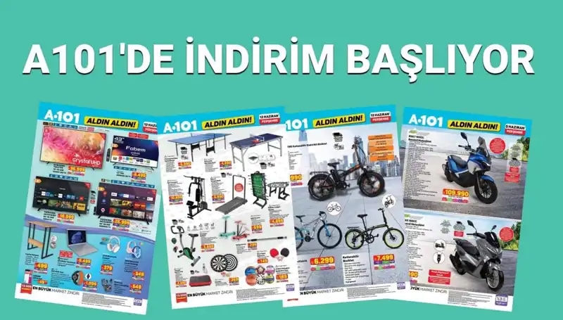 A101 Market'ten 12 Haziran 2025 Kataloğu: Spor, Oyun ve Teknoloji Ürünleri!