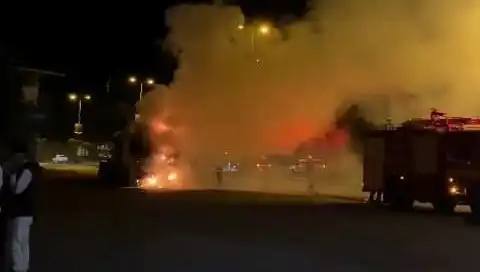 Zonguldak'ta Seyir Halindeki TIR Kısa Sürede Alevlere Teslim Oldu