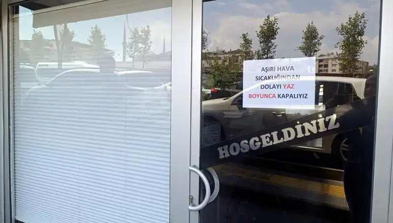 Afrika Sıcakları Ticareti Durdurdu: Yaz Boyu Dükkanlar Kapalı Kaldı