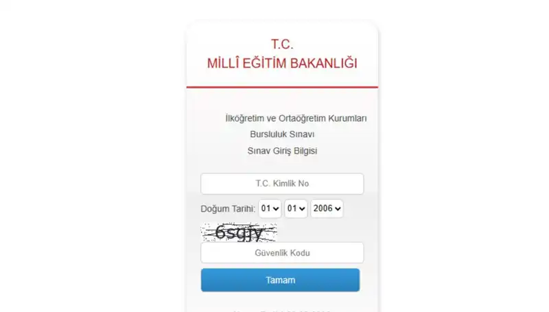 MEB İOKBS Bursluluk Sınavı 2025 Giriş Belgesi Nasıl Alınır?