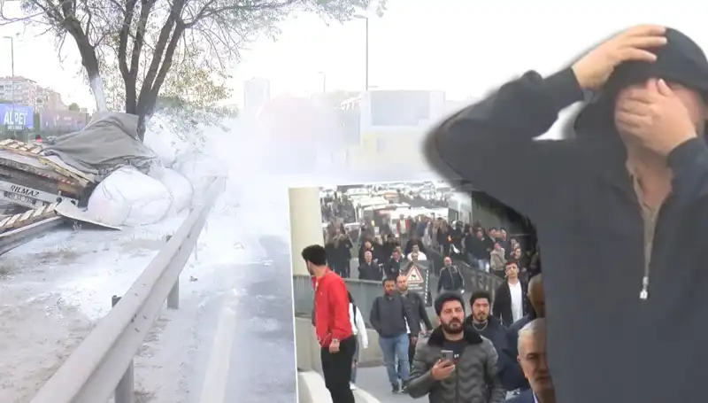 D-100 Karayolunda Alçı Yüklü TIR Faciası: Trafik Kilitlendi