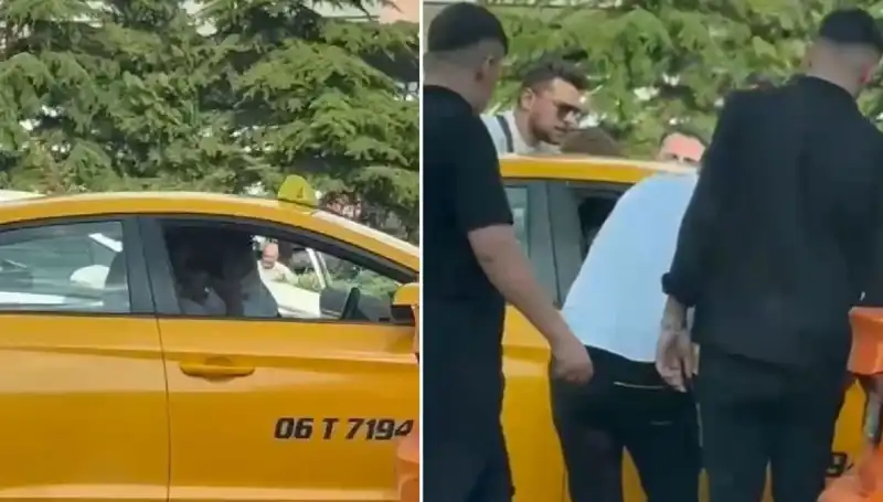 Trafikte Tartışma: Taksi Şoförüne Yumruk Atan Sürücü Olay Yaratıyor