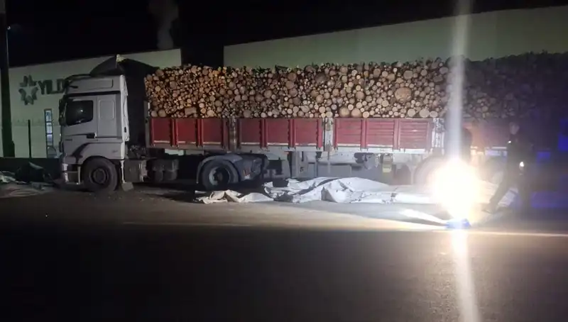 Brandayı Toplayan TIR Sürücüsüne Oto Çarpması: Kaza Anı ve Detayları