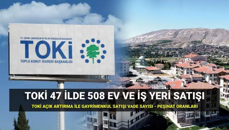 Türkiye'nin 47 İlinde TOKİ'den Konut ve İş Yeri Satışı Fırsatı