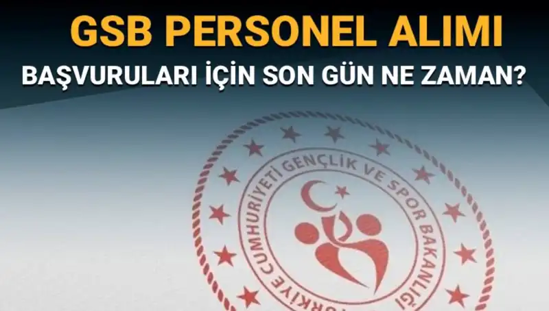 Gençlik ve Spor Bakanlığı Personel Alımında Son Başvuru Tarihleri Neler?